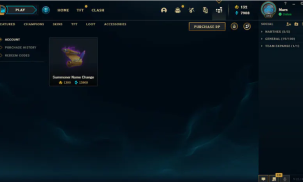 How To Change Summoner Name In League Of Legends